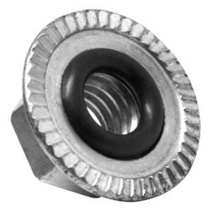 M10-1.5 HEX FLANGE SEAL NUT 18-8 SS PA